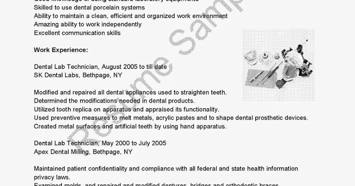 Ophthalmology tech resume